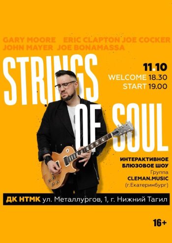 Интерактивное блюзовое шоу "Strings of Soul"