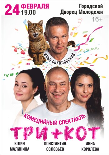 Три пюс кот